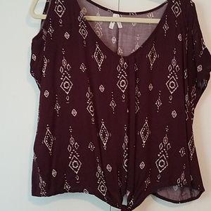 Mudd Cold Shoulder top